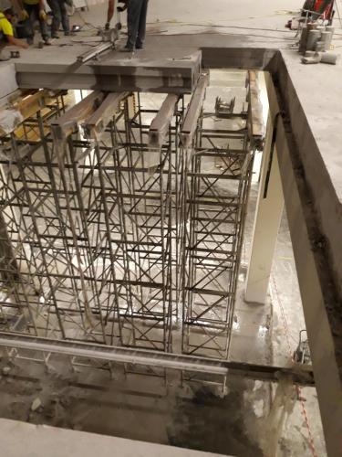 Bonarka ciecie stropu 3