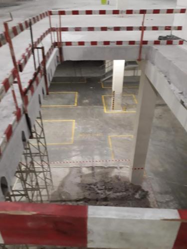 Bonarka ciecie stropu 8