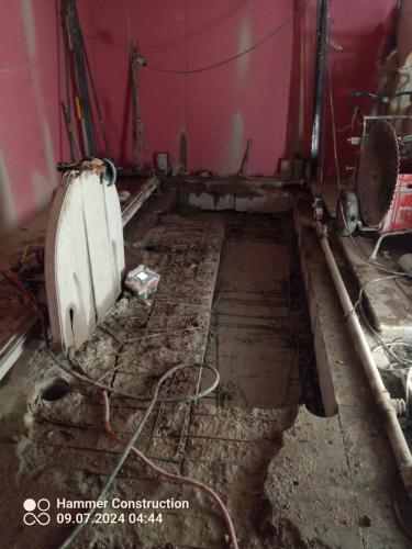 Bronowice ciecie stropu 2